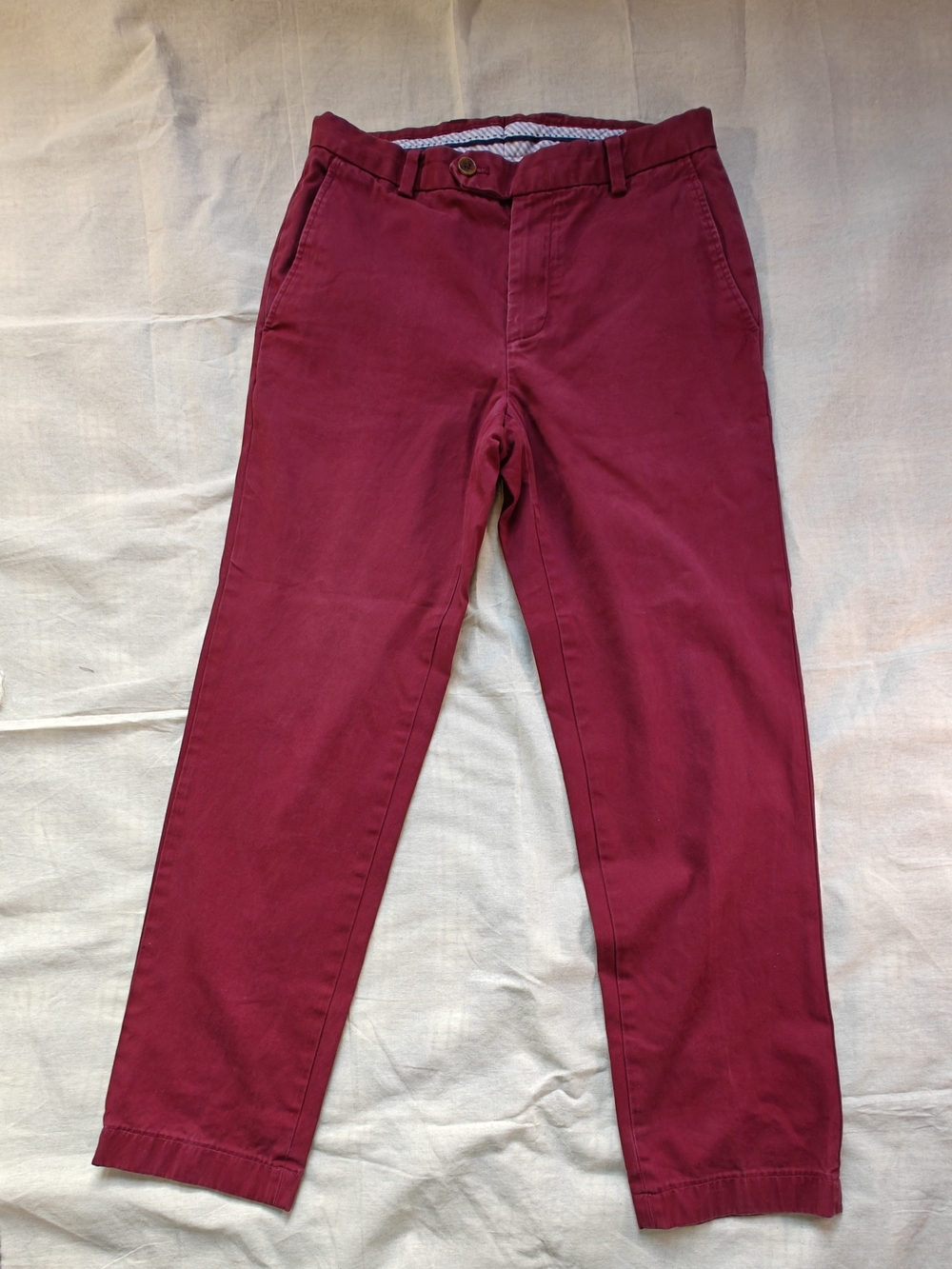 Brooks Brothers Milano Red Pants Size 30x30